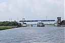 Eisenbahn-Drehbrücke über den Princess-Margrit-Kanaal bei Grou